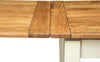 Biscottini-Tavolo-allungabile-Country-in-legno-massello-di-tiglio-struttura-bianca-anticata-piano-naturale-Made-in-Italy