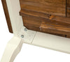 Biscottini-Tavolo-allungabile-Country-in-legno-massello-di-tiglio-struttura-bianca-anticata-piano-noce-Made-in-Italy