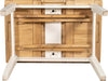 Biscottini-Tavolo-allungabile-Country-legno-massello-di-tiglio-con-struttura-bianca-anticata-piano-naturale.-Made-in-Italy