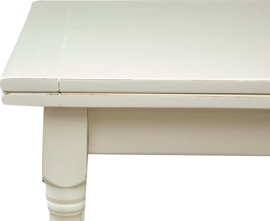 Biscottini-Tavolo-Country-allungabile-in-legno-massello-di-tiglio-finitura-bianca-anticata-L200xPR90xH80-cm.-Made-in-Italy