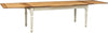 Biscottini-Tavolo-Country-allungabile-in-legno-massello-di-tiglio-struttura-bianca-anticata-piano-naturale-L200xPR90xH80-cm.-Made-in-Italy