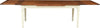 Biscottini-Tavolo-Country-allungabile-in-legno-massello-di-tiglio-struttura-bianca-anticata-piano-noce-L200xPR90xH80-cm.-Made-in-Italy
