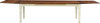 Biscottini-Tavolo-Country-allungabile-in-legno-massello-di-tiglio-struttura-bianca-anticata-top-noce-L250xPR100xH80-cm.-Made-in-Italy