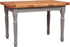 Biscottini-Tavolo-Country-allungabile-in-legno-massello-di-tiglio-struttura-grigio-anticato-piano-naturale-L120xPR80xH80-cm.-Made-in-Italy
