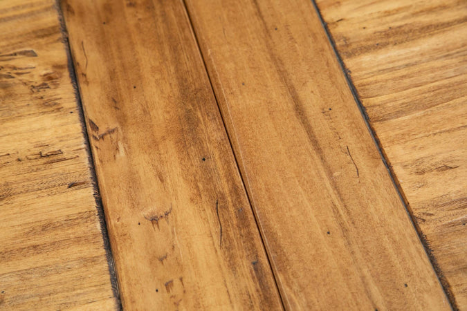 Biscottini-Tavolo-Country-allungabile-in-legno-massello-di-tiglio-struttura-grigio-anticato-piano-naturale-L120xPR80xH80-cm.-Made-in-Italy