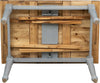 Biscottini-Tavolo-Country-allungabile-in-legno-massello-di-tiglio-struttura-grigio-anticato-piano-naturale-L120xPR80xH80-cm.-Made-in-Italy