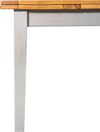 Biscottini-Tavolo-Country-allungabile-in-legno-massello-di-tiglio-struttura-grigio-anticato-piano-naturale-Made-in-Italy