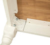 Biscottini-Tavolo-Country-in-legno-massello-di-tiglio-struttura-bianca-anticata-piano-naturale.-Made-in-Italy