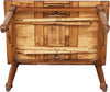 Biscottini-Tavolo-in-legno-massello-di-tiglio-allungabile-Country-finitura-noce-Made-in-Italy