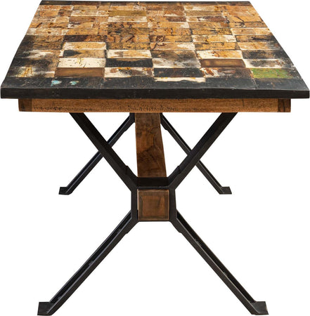 Biscottini-Tavolo-massello-rettangolare-o-quadrato-Country-Shabby-da-pranzo-taverna-ufficio-riunione-fumo