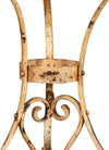 Biscottini-TAVOLO-ROTONDO-IN-FERRO-BATTUTO-FINITURA-CREMA-ANTICATA