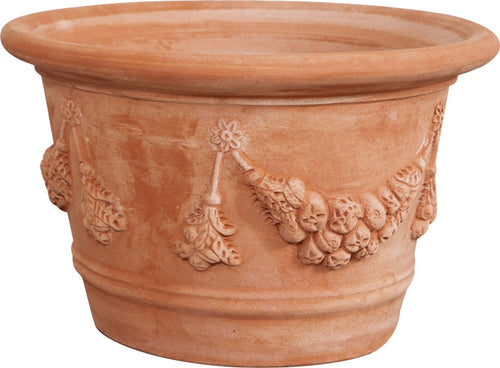 Biscottini-Vaso-in-terracotta-Galestro-festonato-100%-Made-in-Italy,-interamente-fatto-a-mano