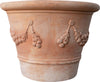 Biscottini-Vaso-in-terracotta-Galestro-festonato-100%-Made-in-Italy,-interamente-fatto-a-mano