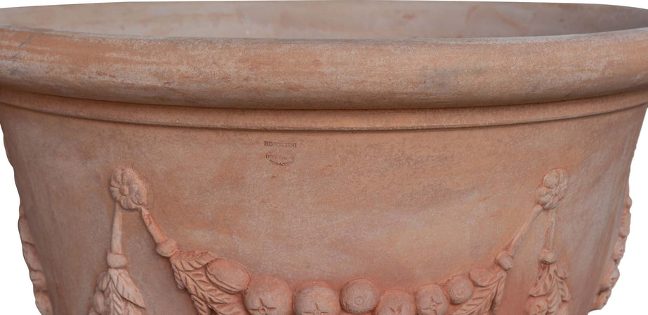 Biscottini-Vaso-in-terracotta-Galestro-festonato-100%-Made-in-Italy,-interamente-fatto-a-mano