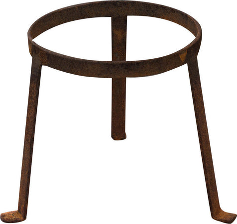 Biscottini-Vecchia-anfora-giara-con-manici-in-terracotta-e-base-portavasi-in-ferro