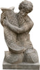 Biscottini-Vecchia-statua-in-pietra-raffigurante-un-uomo-con-un-pesce
