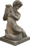 Biscottini-Vecchia-statua-in-pietra-raffigurante-un-uomo-con-un-pesce