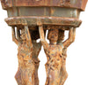 Biscottini-Vecchia-statua-raffigurante-tre-donne-in-fusione-di-ghisa