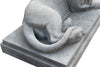 Biscottini-Vecchia-statua-raffigurante-una-coppia-di-leoni-in-pietra