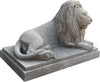Biscottini-Vecchia-statua-raffigurante-una-coppia-di-leoni-in-pietra