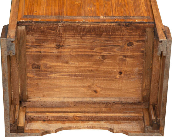 Biscottini-Vetrina-Country-in-legno-massello-di-tiglio-finitura-noce-L55xPR43xH150-cm.-Made-in-Italy