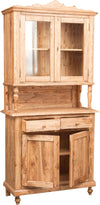 Biscottini-Vetrina-credenza-in-legno-massello-di-tiglio-finitura-naturale-L107xPR43xH238-cm.-Made-in-Italy