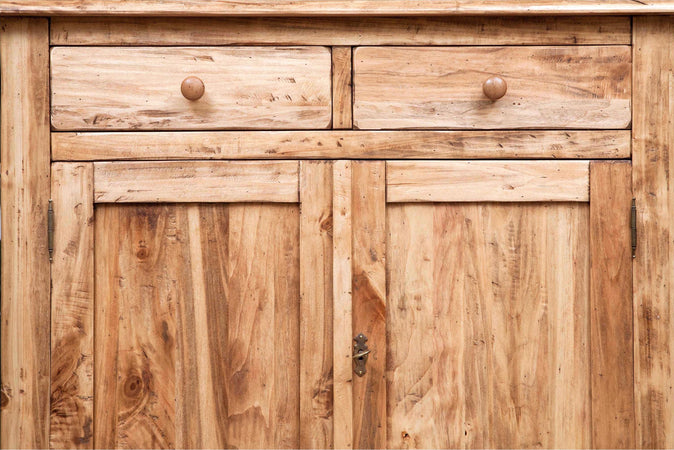 Biscottini-Vetrina-credenza-in-legno-massello-di-tiglio-finitura-naturale-L107xPR43xH238-cm.-Made-in-Italy