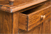 Biscottini-Vetrina-credenza-in-legno-massello-di-tiglio-finitura-noce-L107xPR43xH238-cm.-Made-in-Italy