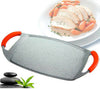 Bistecchiera Antiaderente 34x28 cm Pentola Manici Asportabili Piastra da Cucina Bistecchiera Piastra Antiaderente L'Orchidea - Siderno, Commerciovirtuoso.it