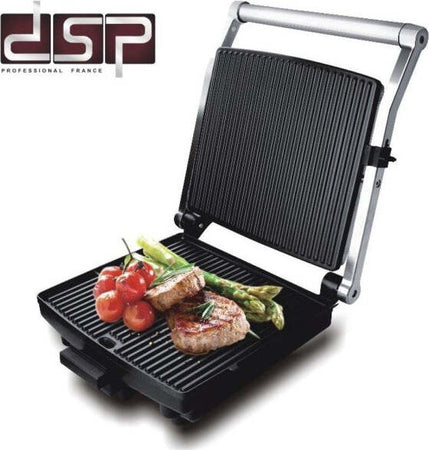 Bistecchiera Elettrica A Contatto Piastra Grill Con Timer Antiaderente 1400w Casa e cucina/Elettrodomestici per la cucina/Piastre e griglie elettriche/Bistecchiere Trade Shop italia - Napoli, Commerciovirtuoso.it