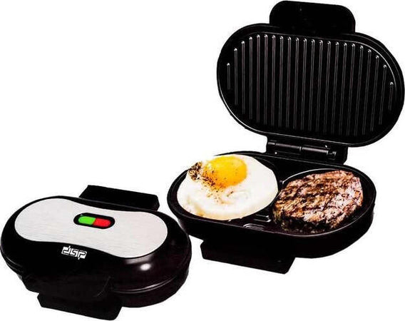 BISTECCHIERA ELETTRICA DOPPIA PIASTRA ANTIADERENTE 750W TOSTIERA OMELETTE TONDA Casa e cucina/Elettrodomestici per la cucina/Piastre e griglie elettriche/Bistecchiere Trade Shop italia - Napoli, Commerciovirtuoso.it