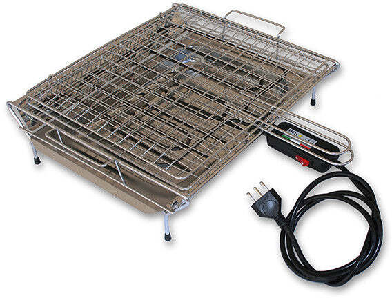 Bistecchiera griglia elettrica in acciaio inox 2700 Watt Made in Italy La Stella - G10