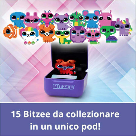 Bitzee, Cucciolo Digitale E Interattivo, Animale Elettronico Virtuale Da Accudire E Crescere, Reagisce Al Tuo Tocco, 15 Personaggi Da Collezionare, Giochi Per Bambini E Bambine, 5+ Anni Bitzee Spin Master