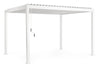 Gazebo pergola Bioclimatica con struttura in alluminio, tetto lamellare orientabile, da giardino e veranda