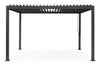 Gazebo pergola Bioclimatica con struttura in alluminio, tetto lamellare orientabile, da giardino e veranda