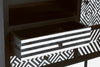 Credenza Janesh 4 ante, 6 cassetti, con struttura in legno di mango, stile moderno