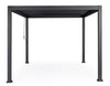Gazebo pergola Bioclimatica con struttura in alluminio, tetto lamellare orientabile, da giardino e veranda