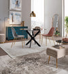 Credenza Jinan, struttura in legno di olmo riciclato, con finitura lucida, maniglie in rame
