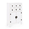 Mobile Pechino, struttura in legno MDF, finitura a base di nitrocellulosa, maniglie in acciaio