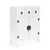 Mobile Pechino, struttura in legno MDF, finitura a base di nitrocellulosa, maniglie in acciaio