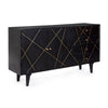 Credenza Lineas con struttura in legno di mango, cassetti in mdf, stile moderno