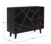 Credenza Lineas con struttura in legno di mango, cassetti in mdf, stile moderno