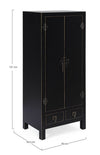 Mobile Pechino, struttura in legno MDF, finitura a base di nitrocellulosa, maniglie in acciaio
