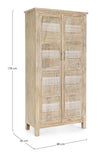 Credenza Mayra con struttura in legno di mango, decorazioni a mano, stile naturale