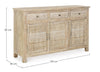 Credenza Mayra con struttura in legno di mango, decorazioni a mano, stile naturale