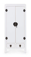 Mobile Pechino, struttura in legno MDF, finitura a base di nitrocellulosa, maniglie in acciaio