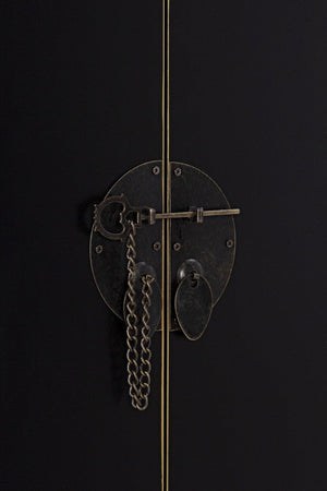 Mobile "Pechino", struttura in legno MDF, finitura a base di nitrocellulosa, maniglie in acciaio