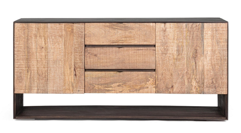 Credenza "Gunter" con struttura in legno di mango, finitura con vernice, stile moderno