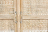 Credenza Mayra con struttura in legno di mango, decorazioni a mano, stile naturale