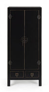 Mobile Pechino, struttura in legno MDF, finitura a base di nitrocellulosa, maniglie in acciaio